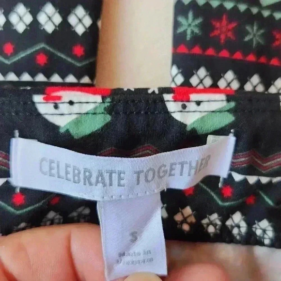 Celebrate Together Christmas Print Pajama Size S - Picture 3 of 5